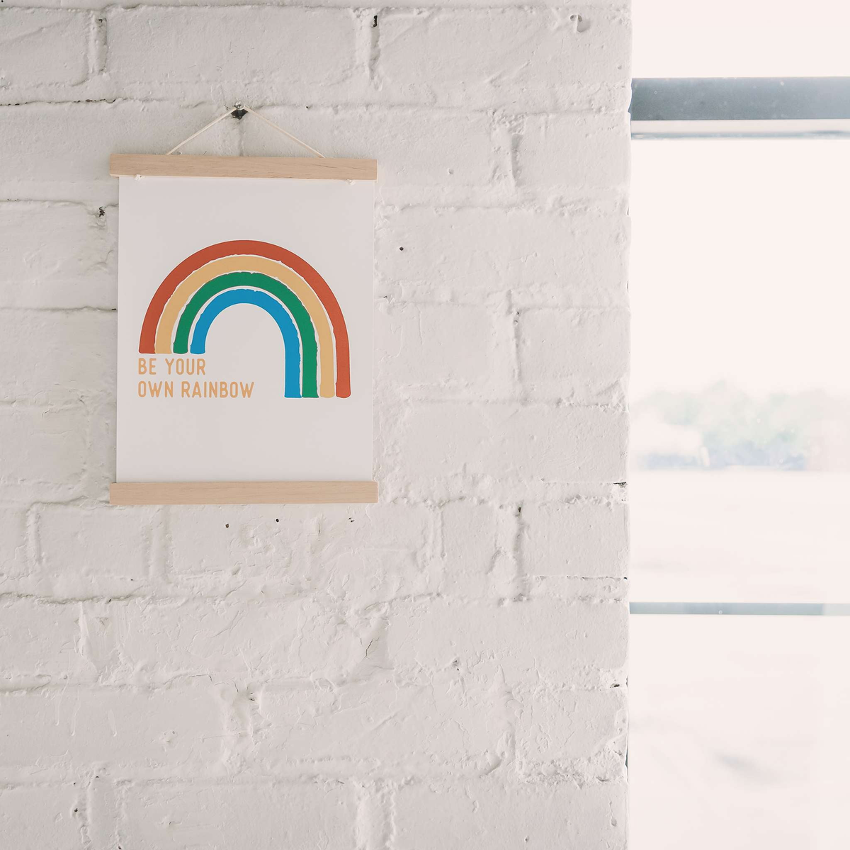 Be Your Own Rainbow Art Print - Sweetpea and Co.