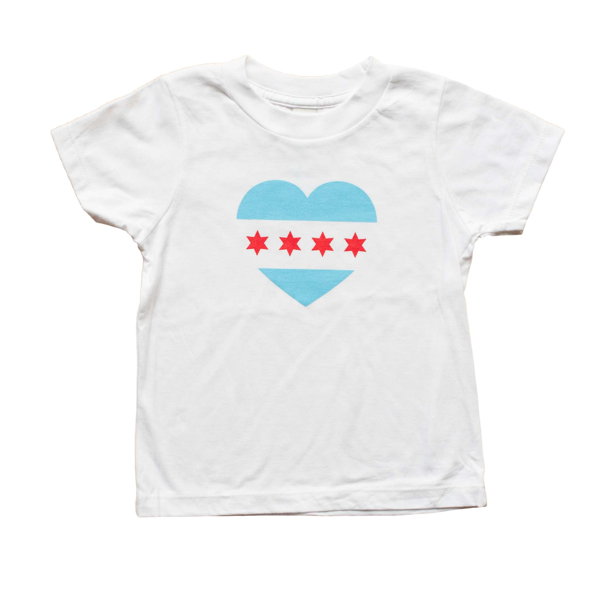 Organic Toddler Chicago Flag T-Shirt - Sweetpea and Co.