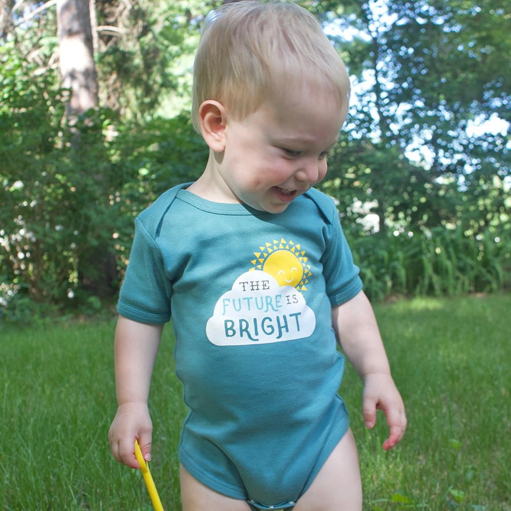 The Future is Bright Baby Bodysuit - Sweetpea and Co.