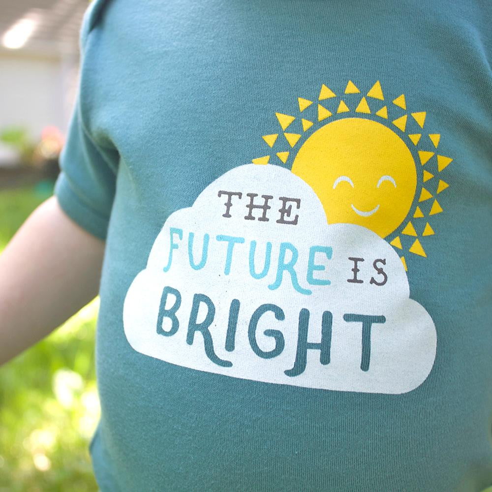 The Future is Bright Baby Bodysuit - Sweetpea and Co.
