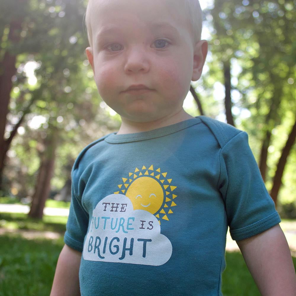 The Future is Bright Baby Bodysuit - Sweetpea and Co.