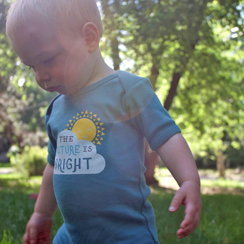 The Future is Bright Baby Bodysuit - Sweetpea and Co.