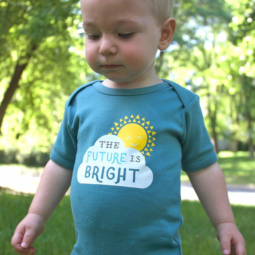 The Future is Bright Baby Bodysuit - Sweetpea and Co.
