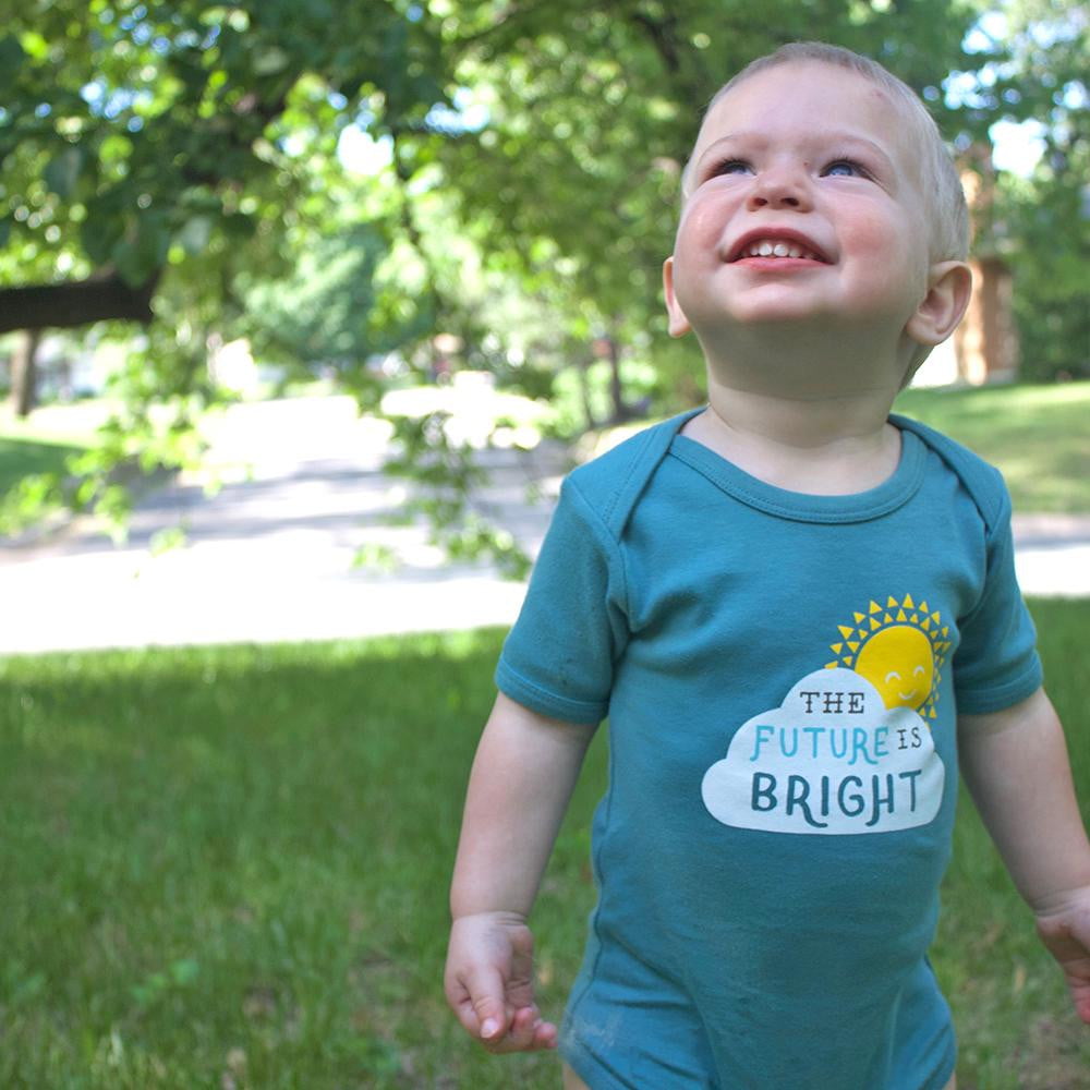The Future is Bright Baby Bodysuit - Sweetpea and Co.