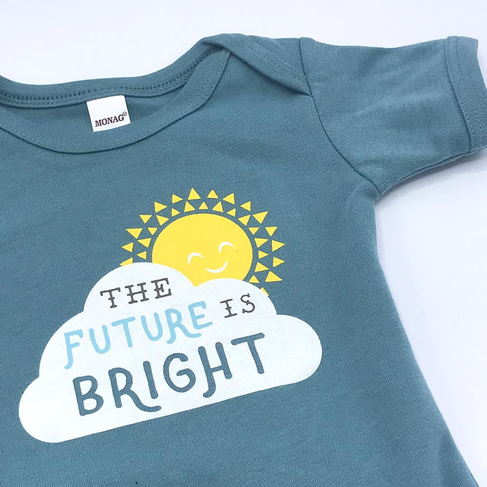 The Future is Bright Baby Bodysuit - Sweetpea and Co.