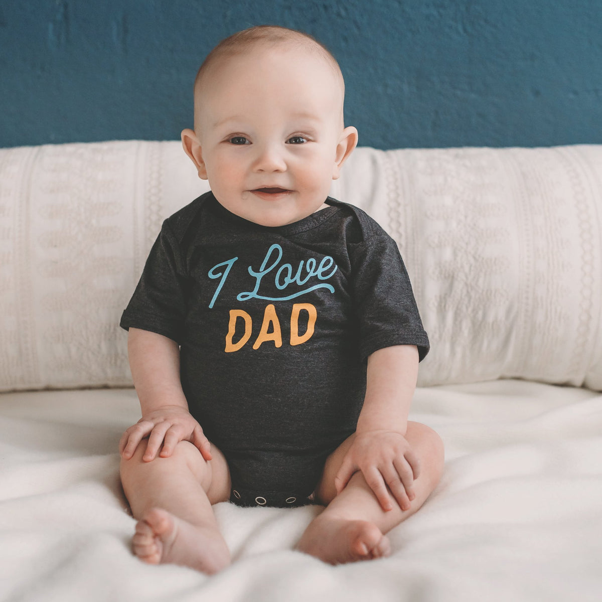 I Love Dad baby bodysuit - Sweetpea and Co.