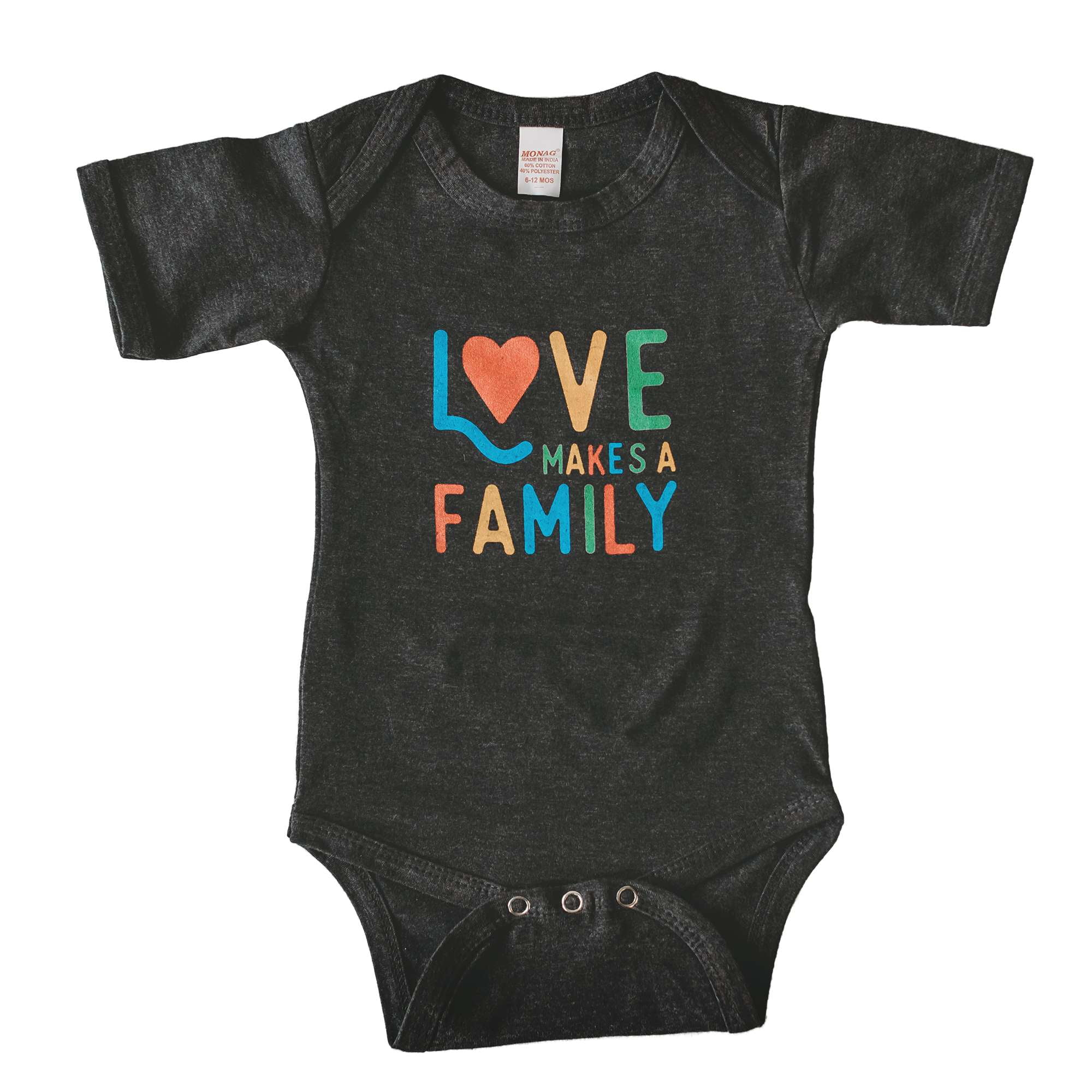 Love Makes a Family baby bodysuit / onesie - Sweetpea and Co.