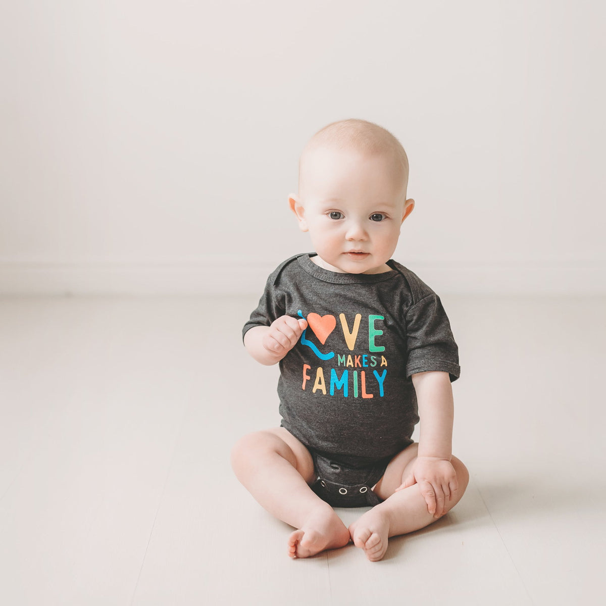 Love Makes a Family baby bodysuit / onesie - Sweetpea and Co.