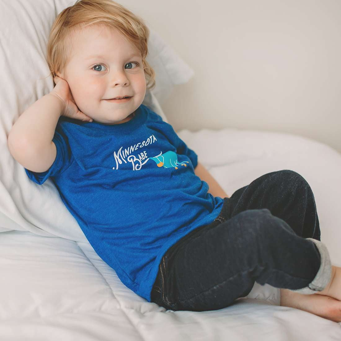 Organic Toddler Chicago Flag T-Shirt - Sweetpea and Co.
