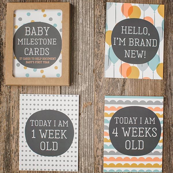 Baby Photo Milestone Cards - Sweetpea and Co.