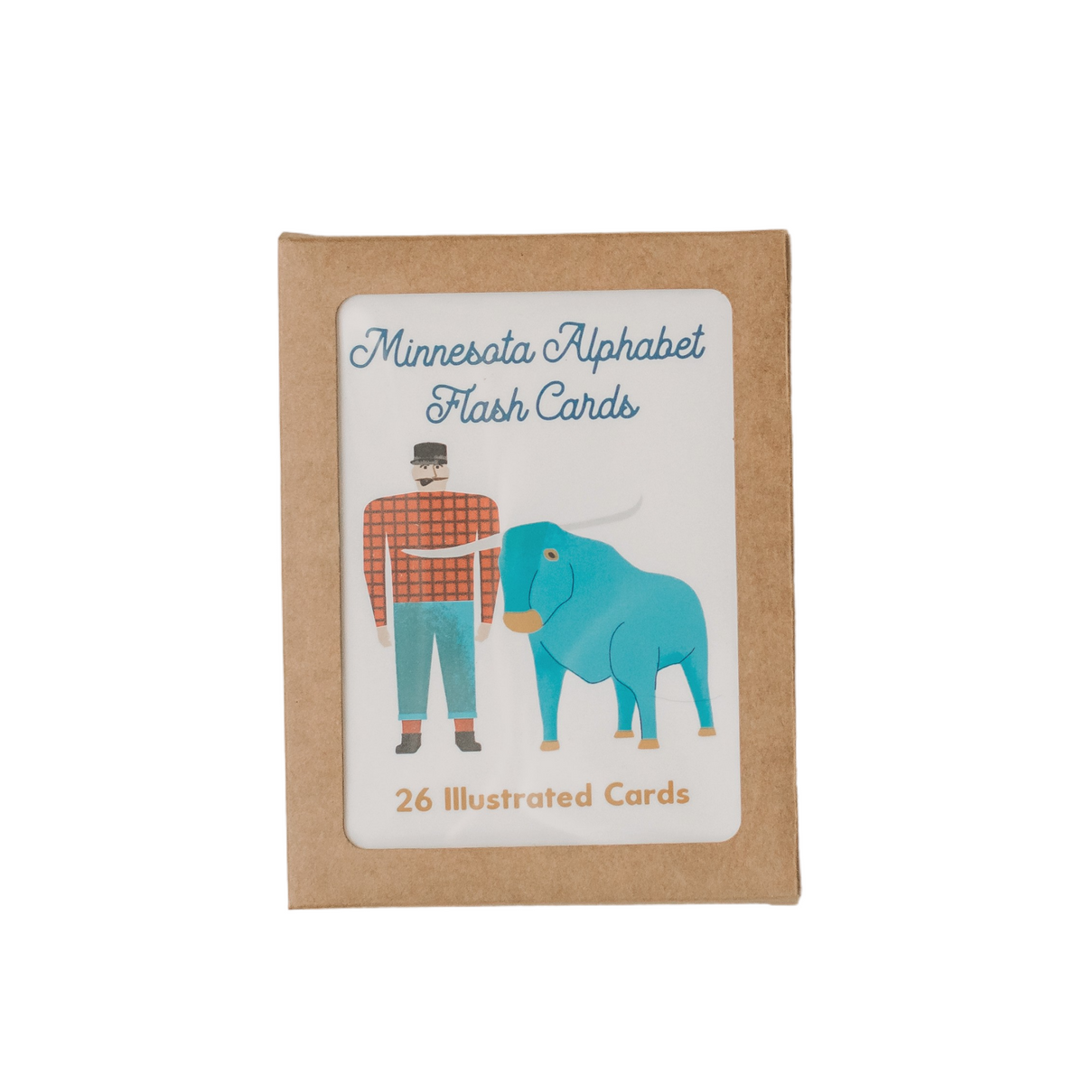 Children&#39;s Minnesota Icons Alphabet Flash Cards