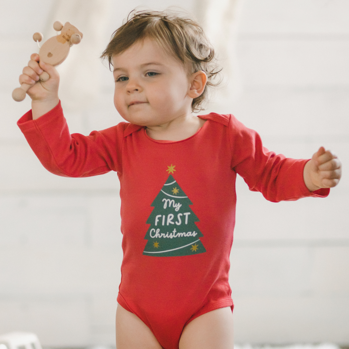 My First Christmas Baby Bodysuit