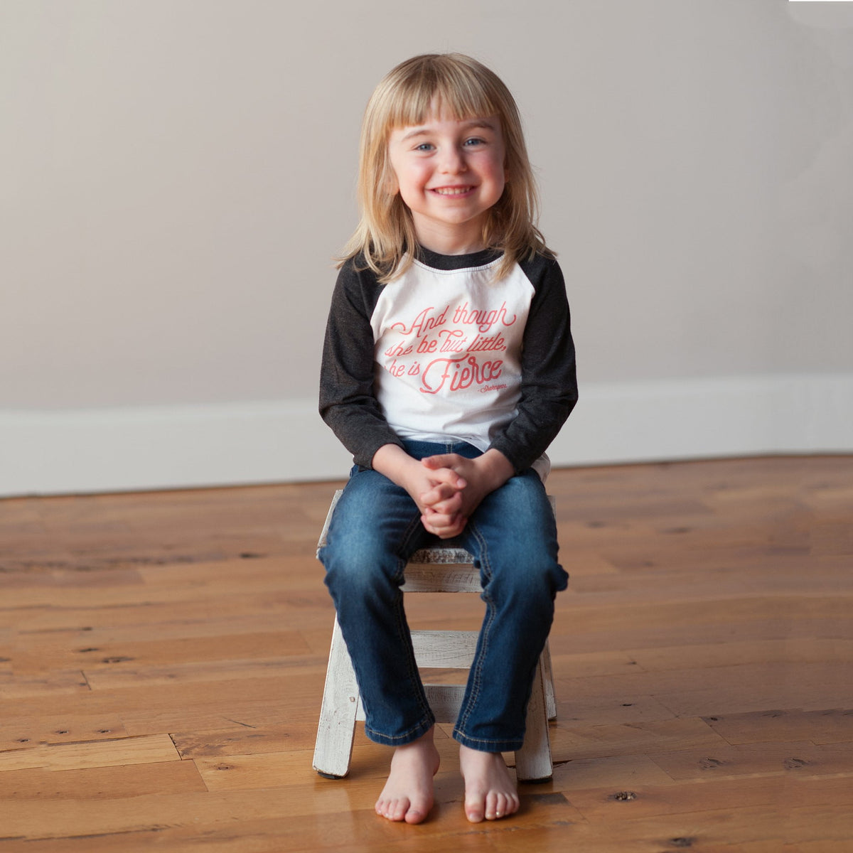 She is Fierce Raglan Tee - Sweetpea and Co.