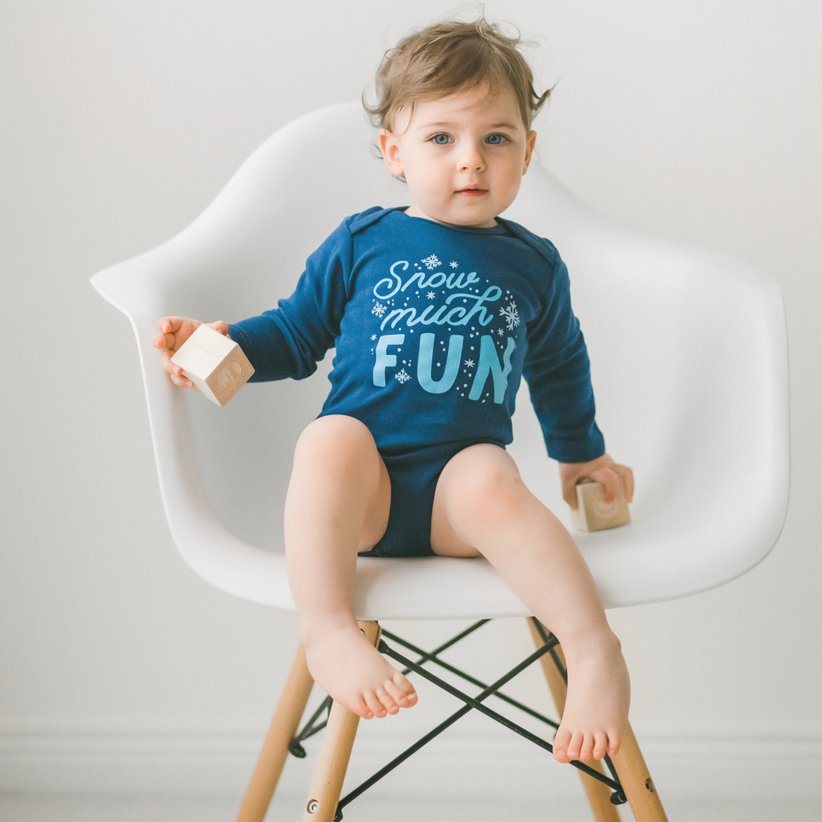 Snow Much Fun Christmas Baby Bodysuit