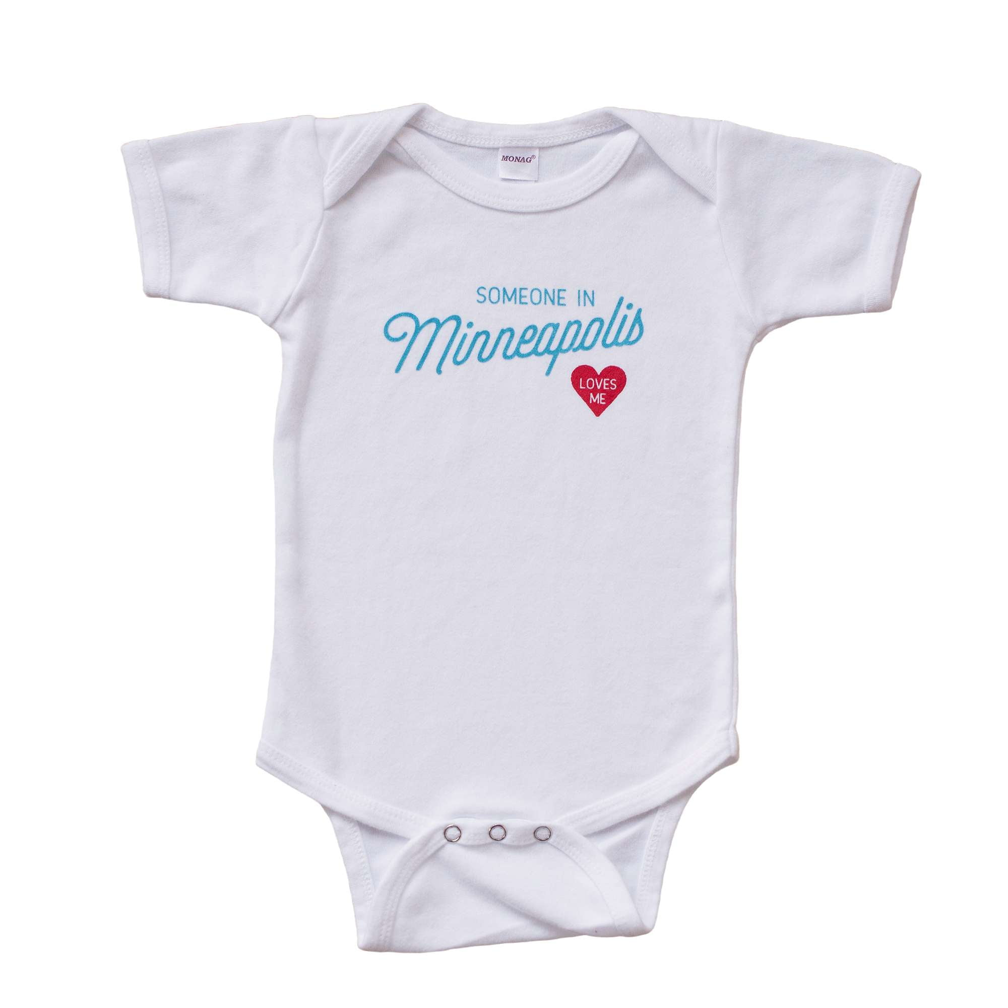 Someone in Minneapolis Loves Me Baby Bodysuit - Sweetpea and Co.