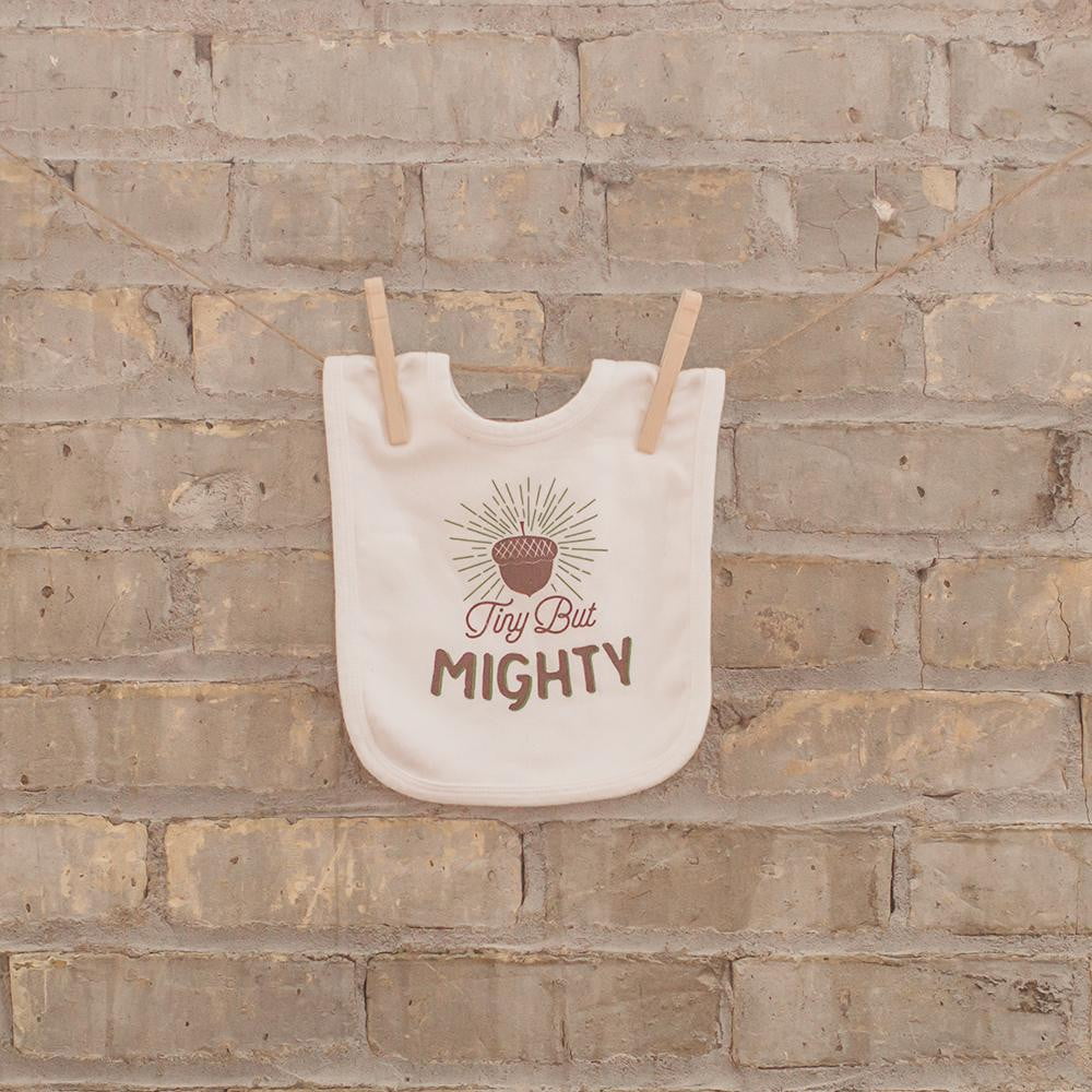 Tiny but Mighty Baby Bib - Sweetpea and Co.