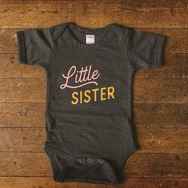 Little Sister Baby Bodysuit - Sweetpea and Co.