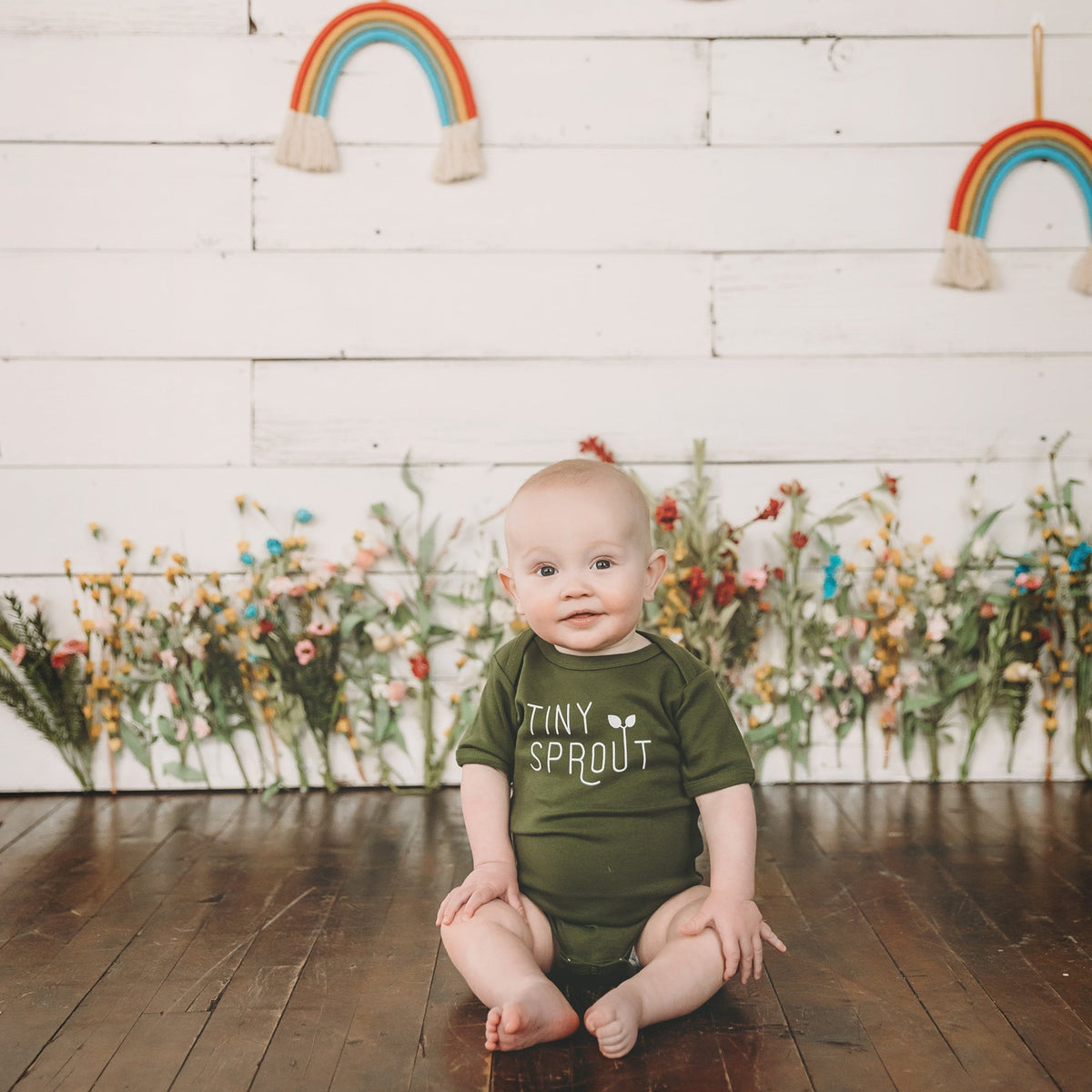 PRE-ORDER - Tiny Sprout baby bodysuit / onesie - Sweetpea and Co.