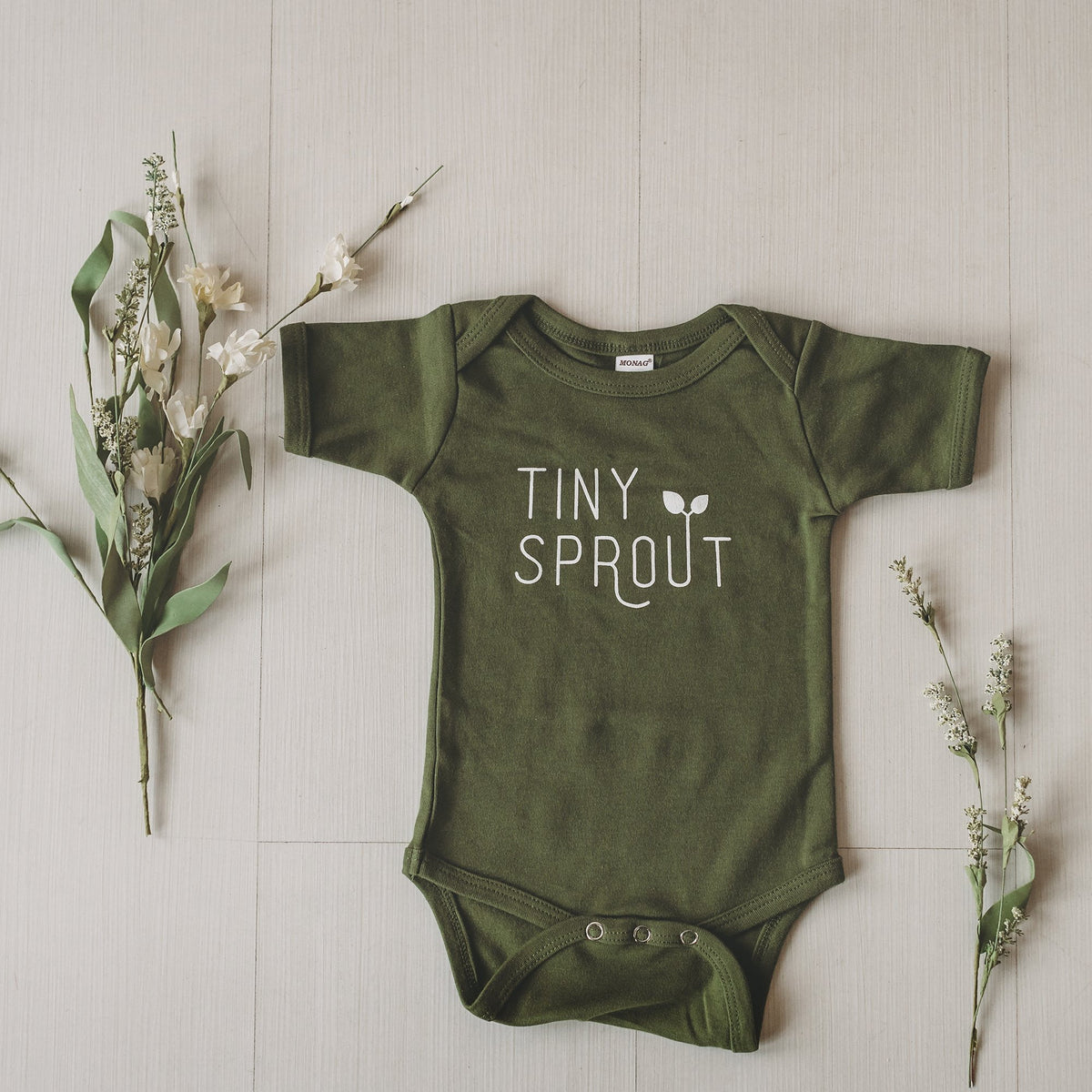 PRE-ORDER - Tiny Sprout baby bodysuit / onesie - Sweetpea and Co.