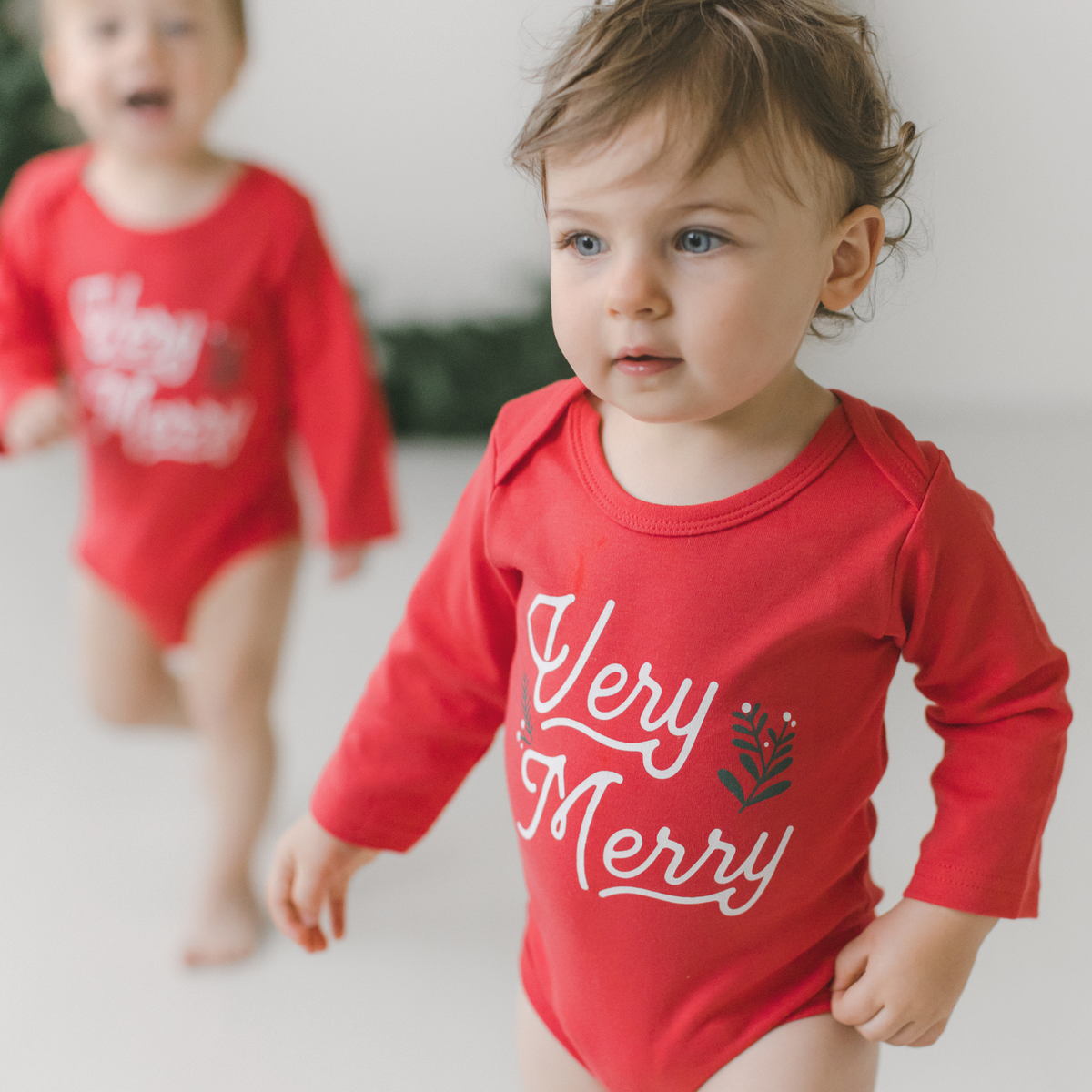 Very Merry Christmas Baby Bodysuit