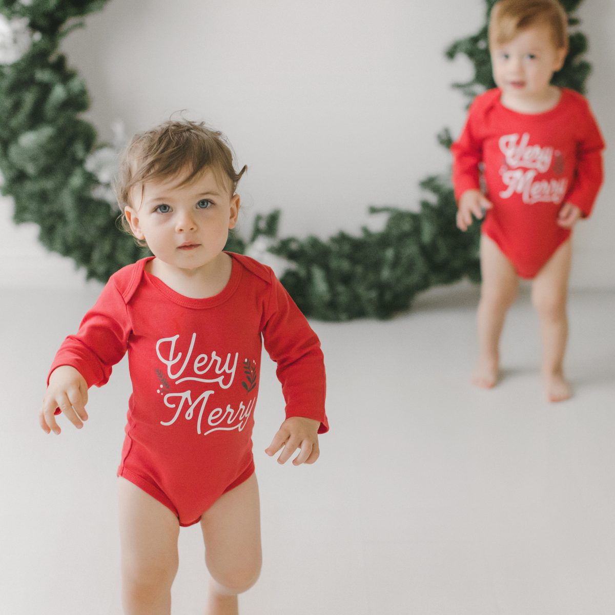 Very Merry Christmas Baby Bodysuit