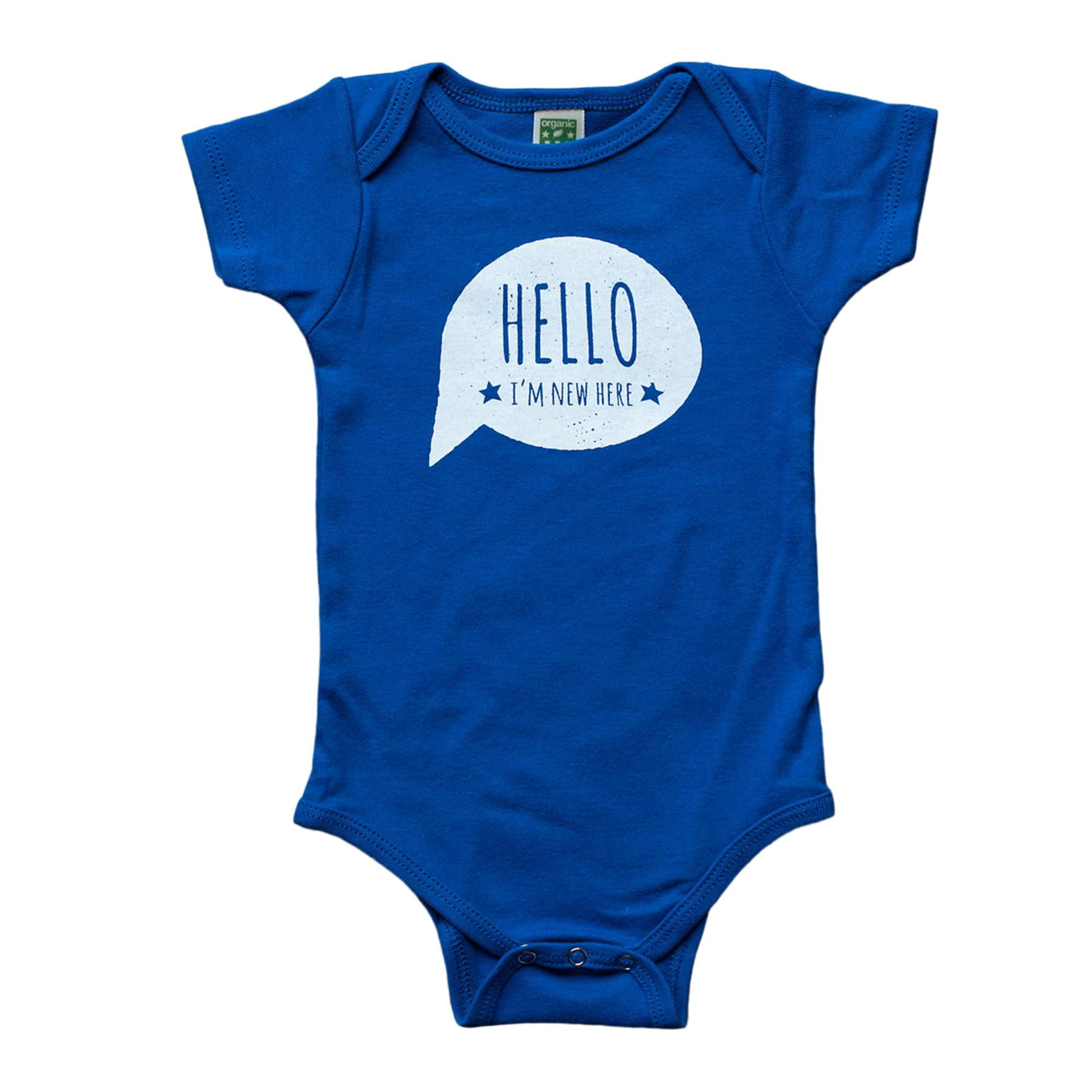 Hello, I'm New Here Baby Bodysuit - Sweetpea and Co.