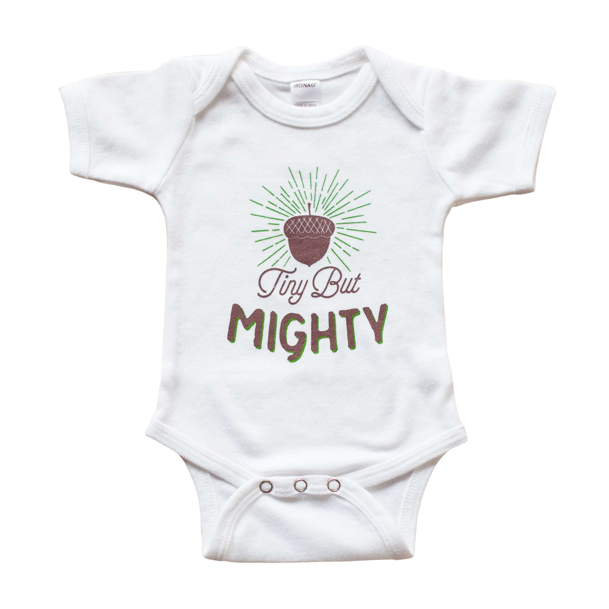 Tiny But Mighty Baby Bodysuit - Sweetpea and Co.