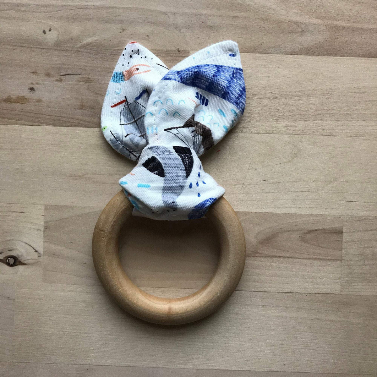 Baby Wood Teething Ring - Sweetpea and Co.