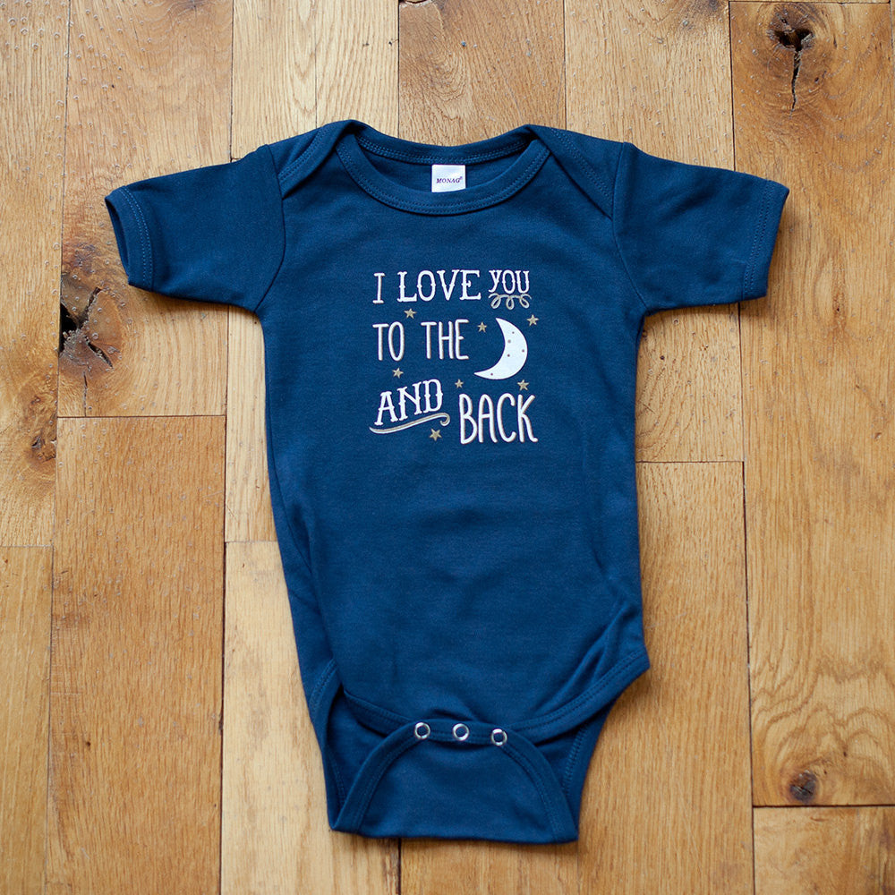 I Love you to the Moon and Back Baby Bodysuit - Sweetpea and Co.