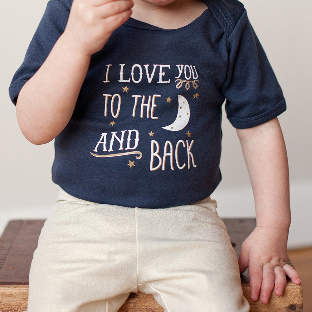 I Love you to the Moon and Back Baby Bodysuit - Sweetpea and Co.