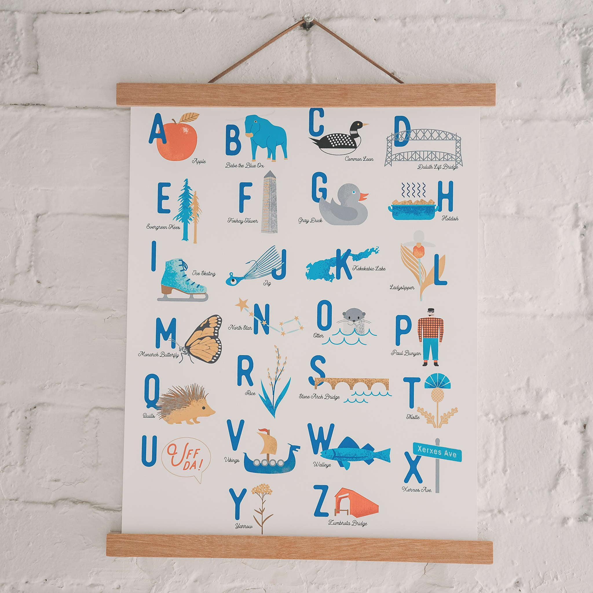 Alphabet - Nursery Poster and Puzzle